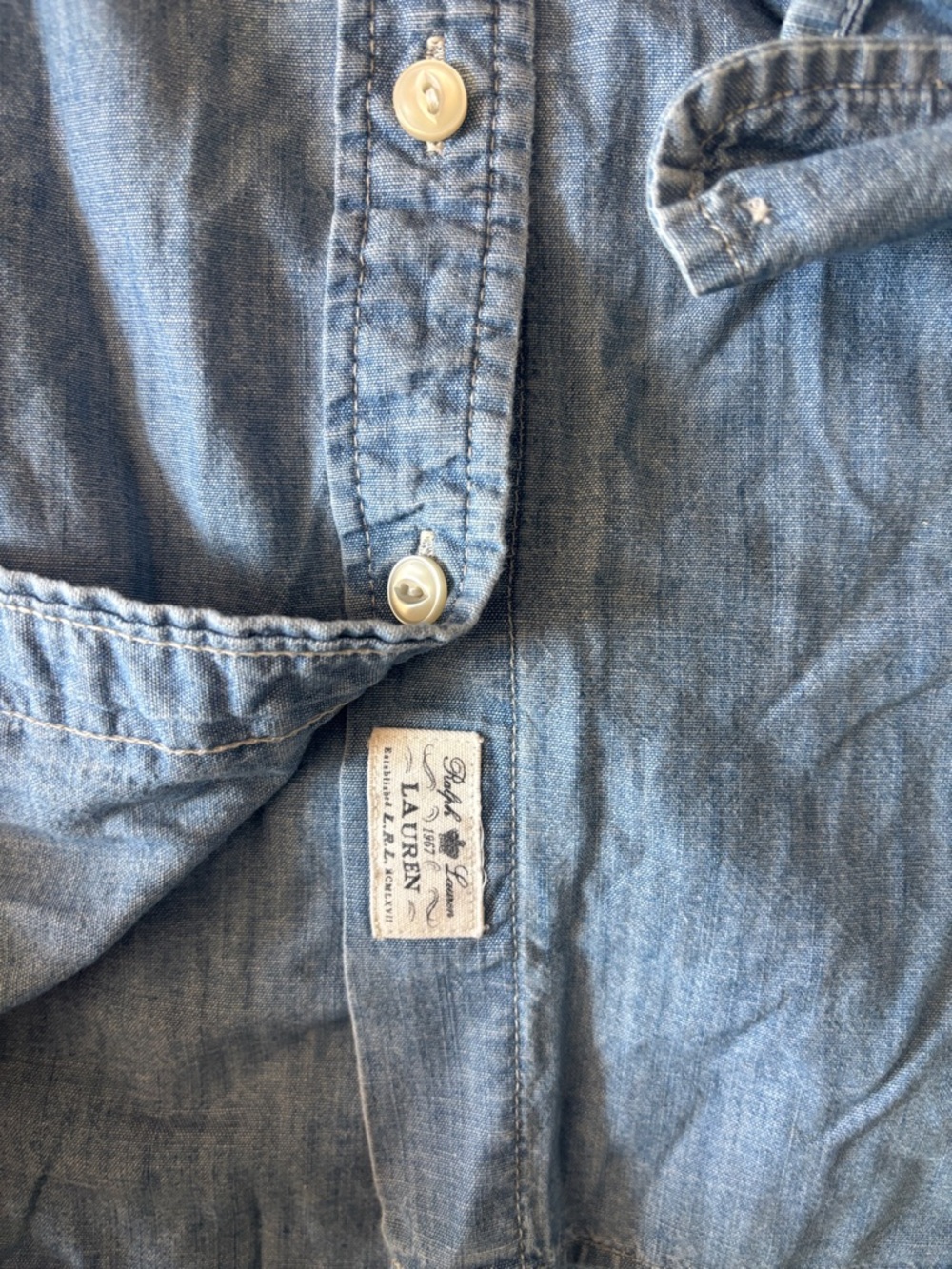 Lauren Ralph Lauren button down - Picture 3 of 4